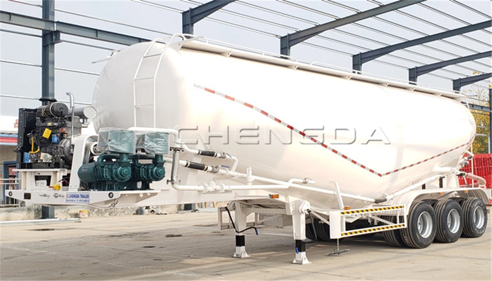 cement truck powder semi trailer