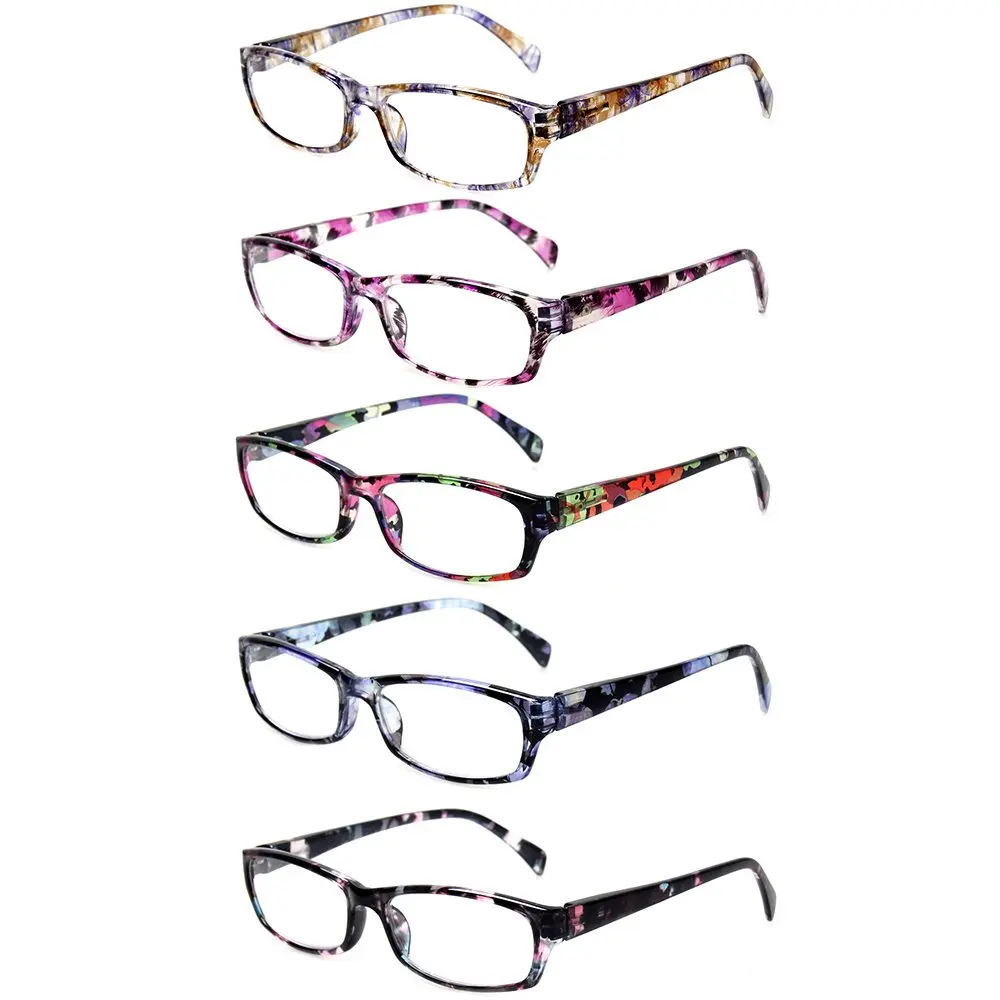 

Hot Selling Reading Glasses Fashion Ladies Readers Spring Hinge With Pattern Print Eyeglasses for Women