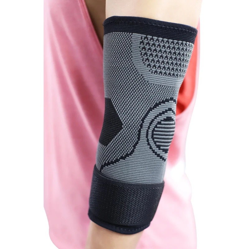 

Breathable Elbow Support Elastic Compression Sleeve Prevent Sports Injuries and Relieve Arthritis, Black.green