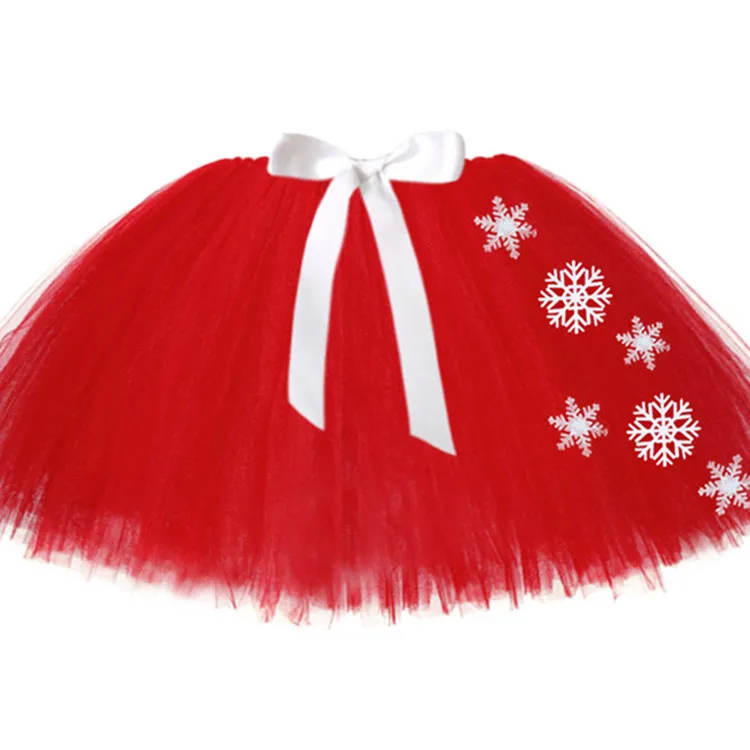 simpático Expresión Repetido Source Minifalda roja de Navidad para niña, falda de tutú de fiesta  festiva, falda de princesa para niña on m.alibaba.com