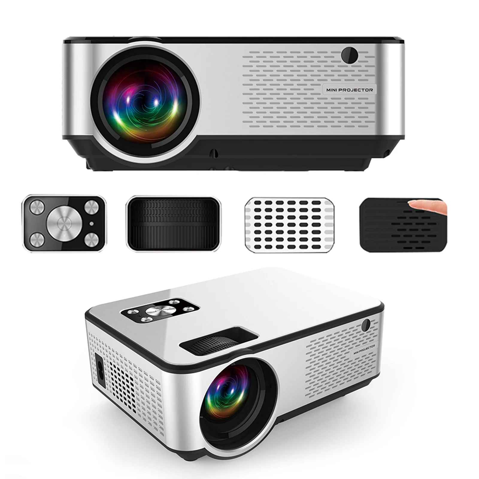 

DiGear Home Theater C9 LCD Projector 1080p Full HD Video Projector Home Cinema Smart Phone Projector Mini Big Screen Beamer