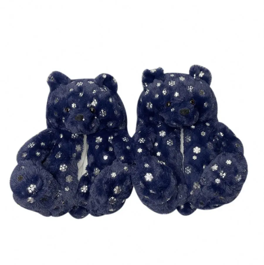 

2021 latest Chinese made baby teddy bear slippers, Picture