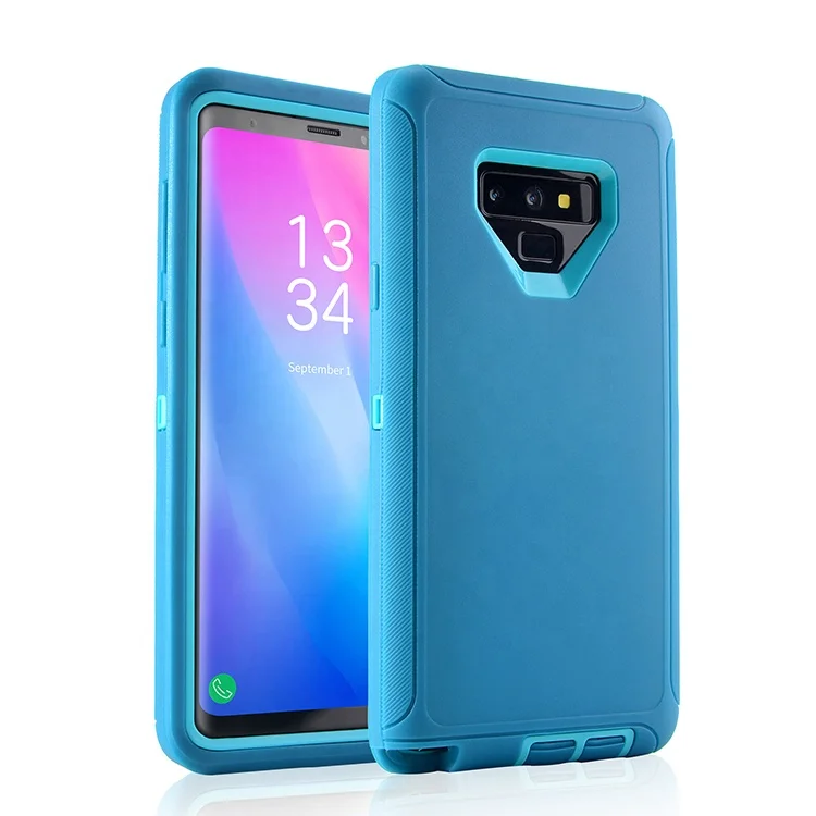 

360 degree protection rugged robot defender anti shock cellphone back cover case for Samsung Galaxy note 9