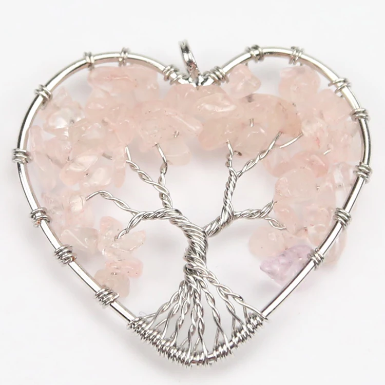 

XuQian New Arrival Chakra Tree of Life Pendant For Necklace Jewelry, Picture