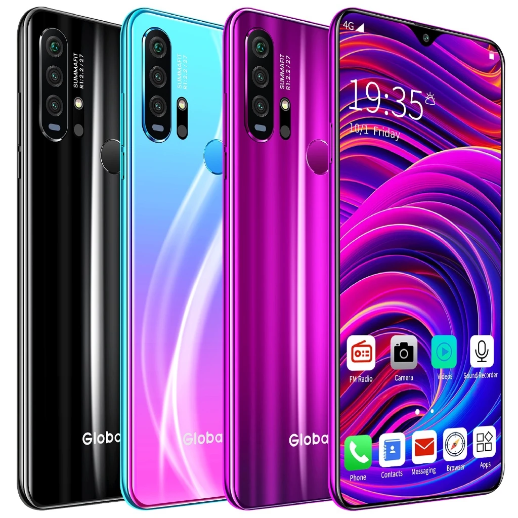 

Hot selling R30 Pro 8GB+256GB 6.3 Inch 10 Core Android 10.0 Phones Lowest Price Cell Phones Smartphones Android Cellphones, Black,purple,blue