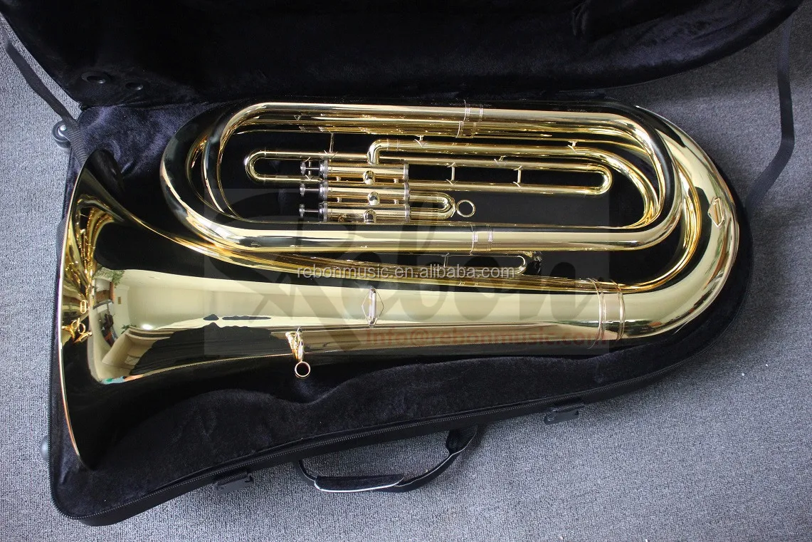 Weifang Rebon High Quality Bb Key Tuba With Soft Case Buy Tuba