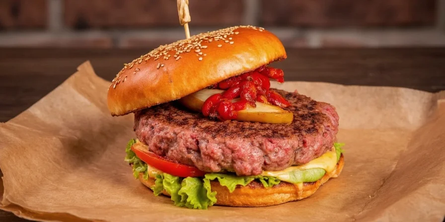 Korean BBQ Fusion Burger