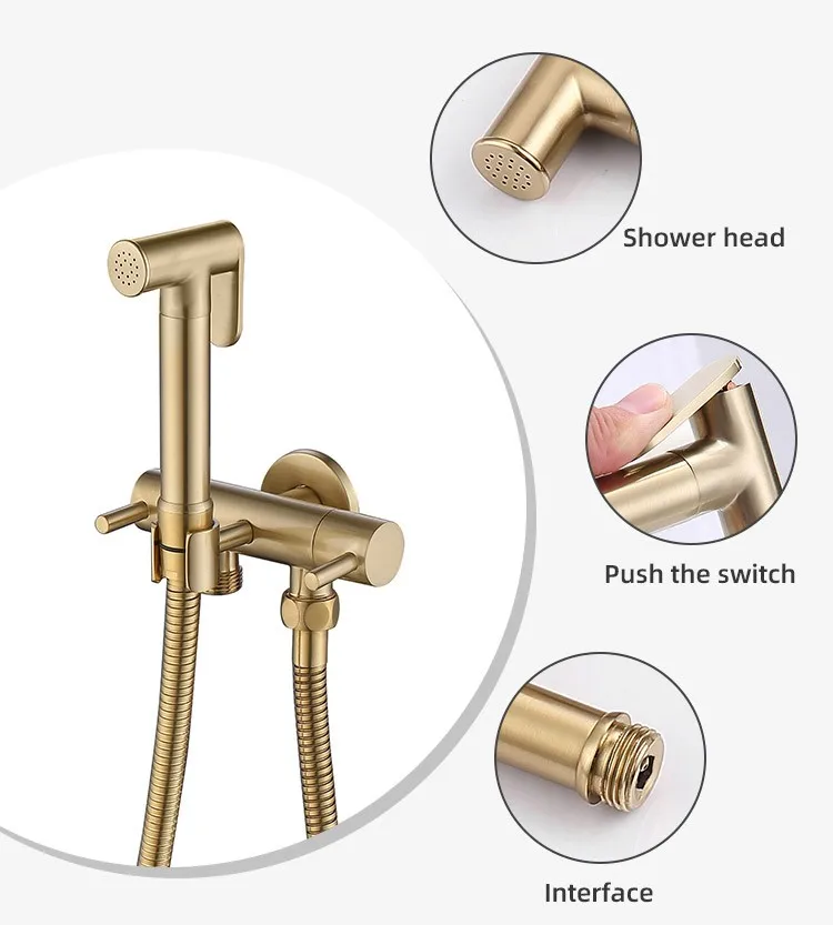 gold-bidet-spray-083-complete-kit-valve-body-spray-head-hose-escutcheon-gold