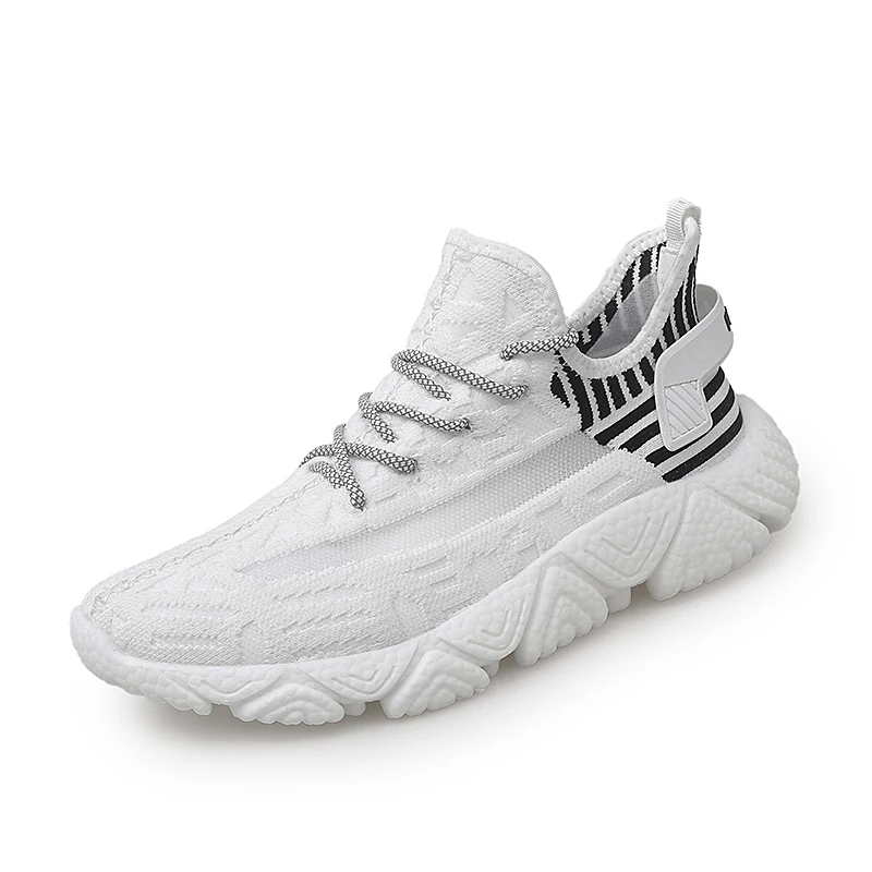 

2021 New Stylish Running Sport Shoes Men High Quality Casual Sneakers Lace-Up Lightweight Breathable Walking Male Shoes, Optional