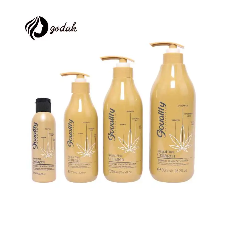 

Gouallty 500 ml Natural hair care smooth scalp anti dandruff shampoo best hair shampoo