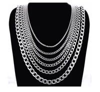 

1Pcs wholesale 2019 fashion stainless steel chain necklace, hip hop necklace