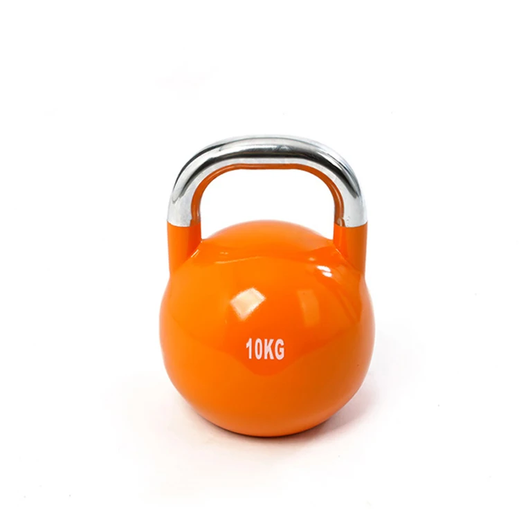 

Power Training Colorful Competition 10 kg best price kettlebell, Orange