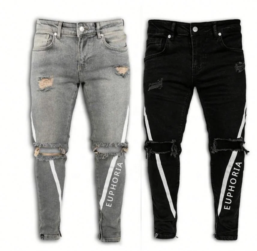 

Jhcentury Vintage Jeans Hiphop Street Jeans Men's Trousers