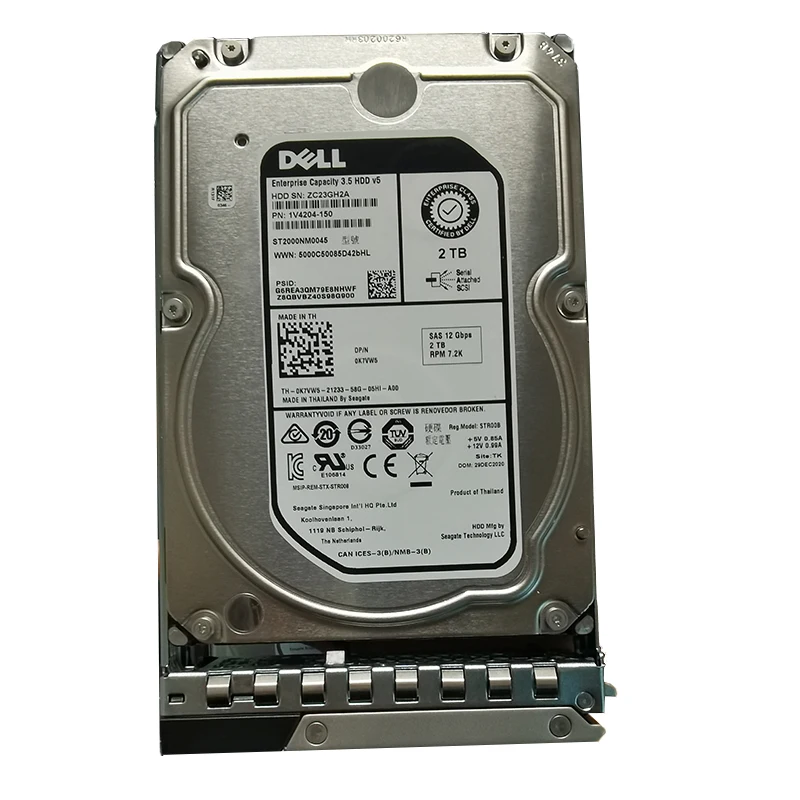 

Dell 2TB SAS 3.5 Hard Driver Disk HDD Hard Drives With Best Price