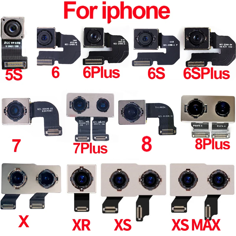 
mobile phone rear camera for iphone 7/7plus 8/8plus, for iphone X Xs Xr XS max main back rear camera with best price 