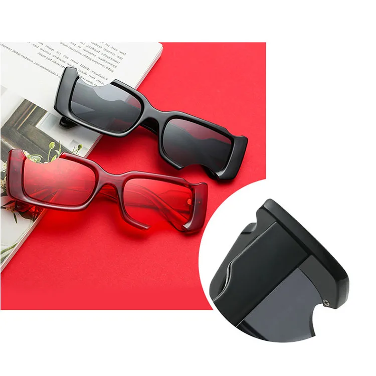 

Fashion 2021 Women Special Design Small Rectangle Sunglasses