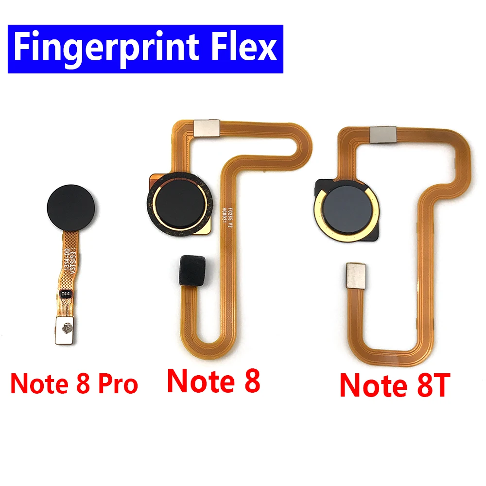 

Home Button With Flex Cable No Touch ID Fingerprint For Xiaomi Redmi Note 8T 8 Pro