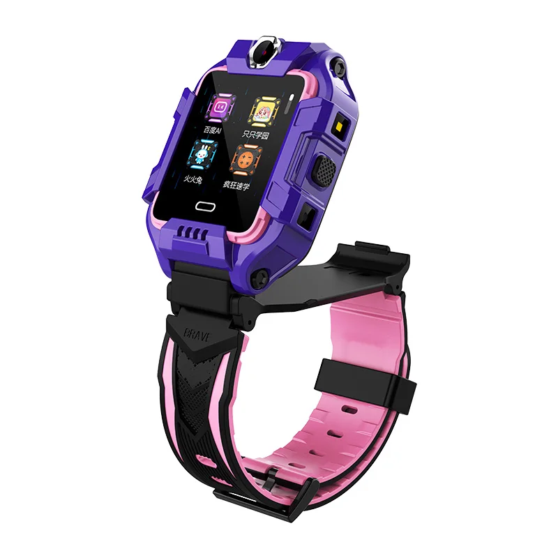 

1.4 inch Y99A Children's Smart phone Watch Wifi GPS kids smart watch waterproof 4G HD Video Call Dual cameras, Green,purple