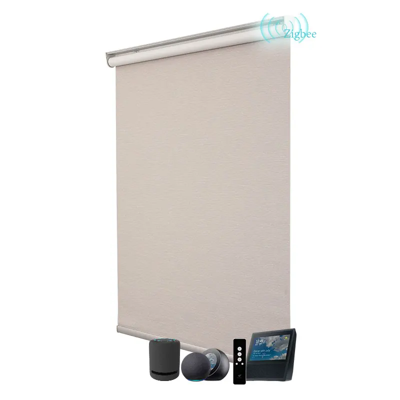 

Deyi Smart Home wide roller blinds Alexa shade system, Customized color