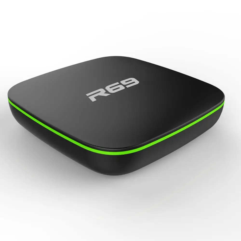 

Factory android tv box receiver R69 Allwinner H3 1GB 8GB android 7.1 smart tv box 4k r69