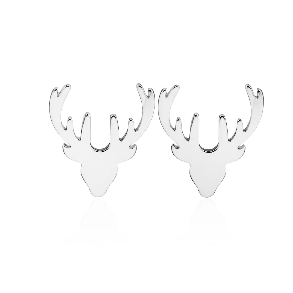 

Fashion Stainless Steel Earring Antelope Horn Christmas Earrings Women Jewelry For Decoration