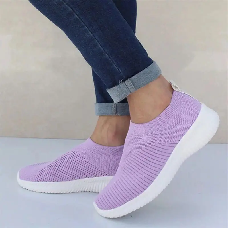 

large size Round toe lightweight comfortable breathable non-slip pregnant women casual shoes, 7 colors