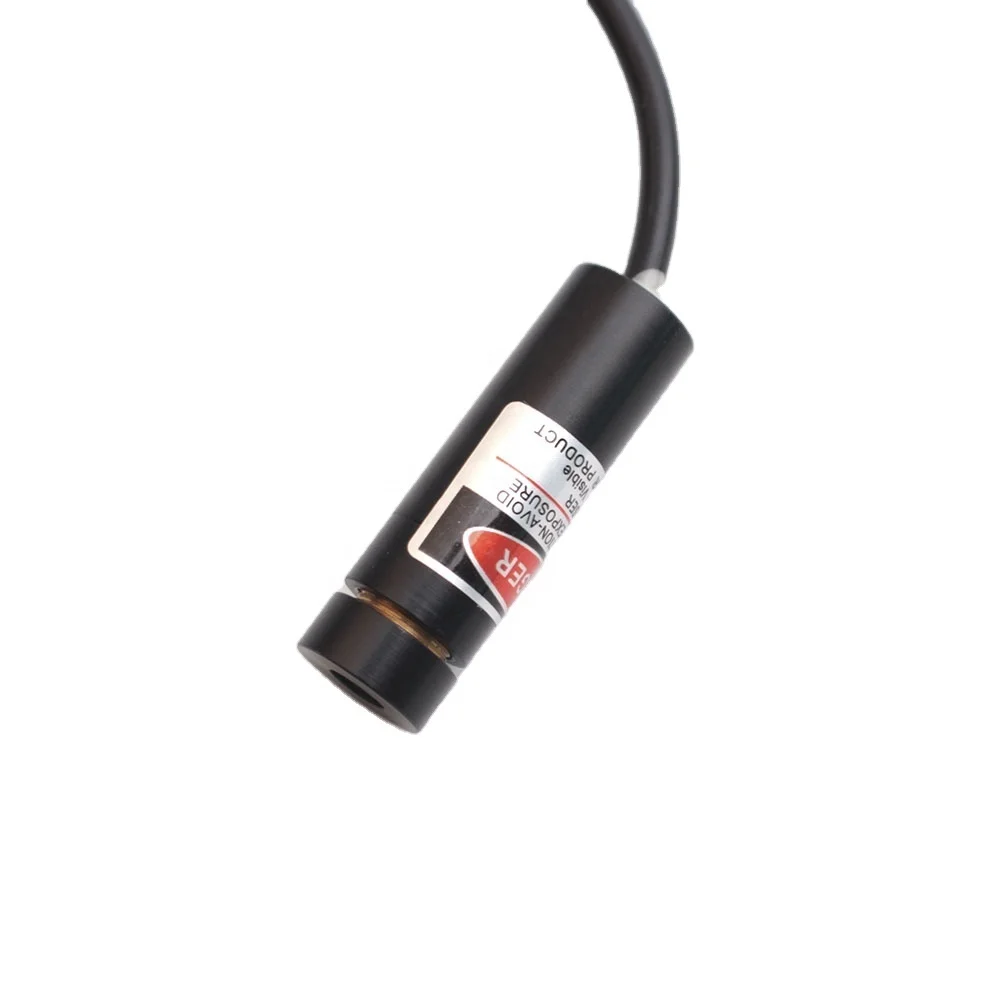 635nm 5mw Focusable Red Line Laser Module 12x40mm for Cutting Machine