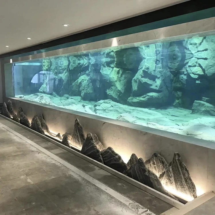 

Customized ocean world aquarium plastic acrylic fish tank, Transparent