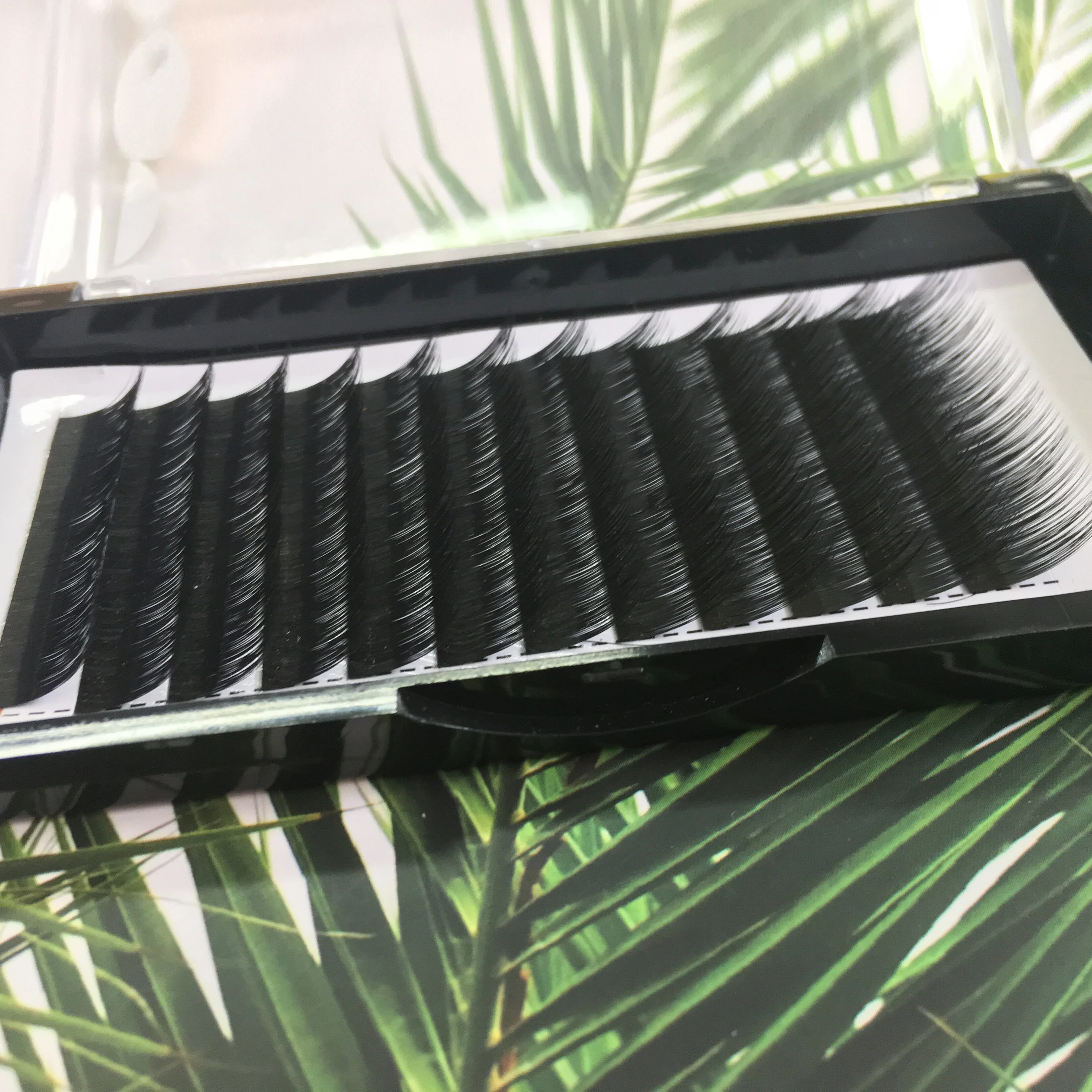 

Private Label Synthetic False Eyelashes Individual Silk Lashes D Faux Vegan Eyelashes Mink Lashes Ciglia