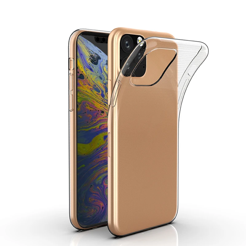 Shockproof Soft Ultra Thin Transparent Tpu Back Case For Iphone 11