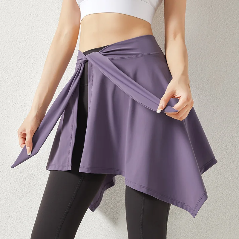 

Women Athletic Short Skirt Slice Sports Skirt Ladies Golf Short Sportswear Running Fitness Sports Skirt, Picture