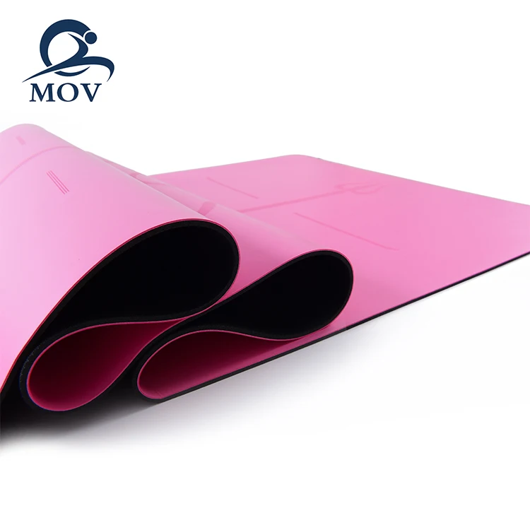 

Home Gym Private Skid Resistance PU Natural Rubber Yoga Mat, Brown,black ,purple,blue,pink,green,grey,bluish grey