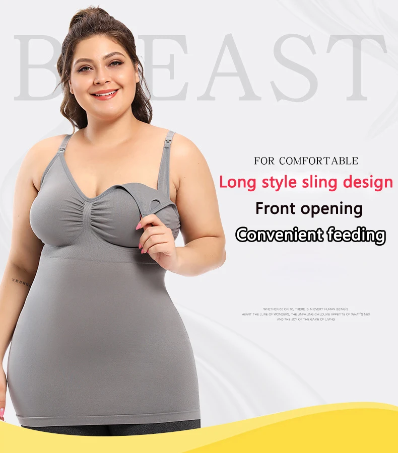 Womens Plus Size Nursing Tank Tops 