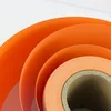 high quality printable multicolor orange color opaque rigid plastic PVC roll