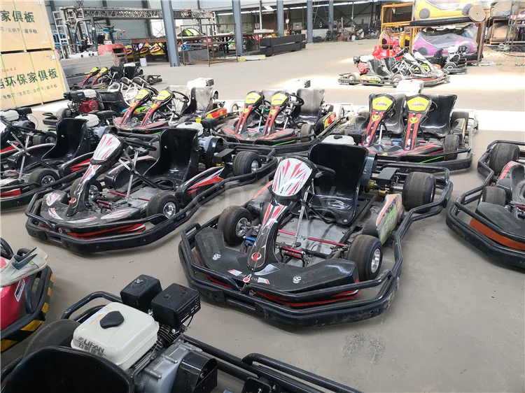 Commercial Funfair Ride Adult Racing Games Electric 2 Seater Go Kart