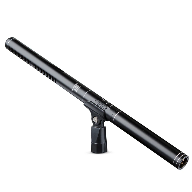 

GAM-CF05 professional condenser live streaming shotgun microphone, Black