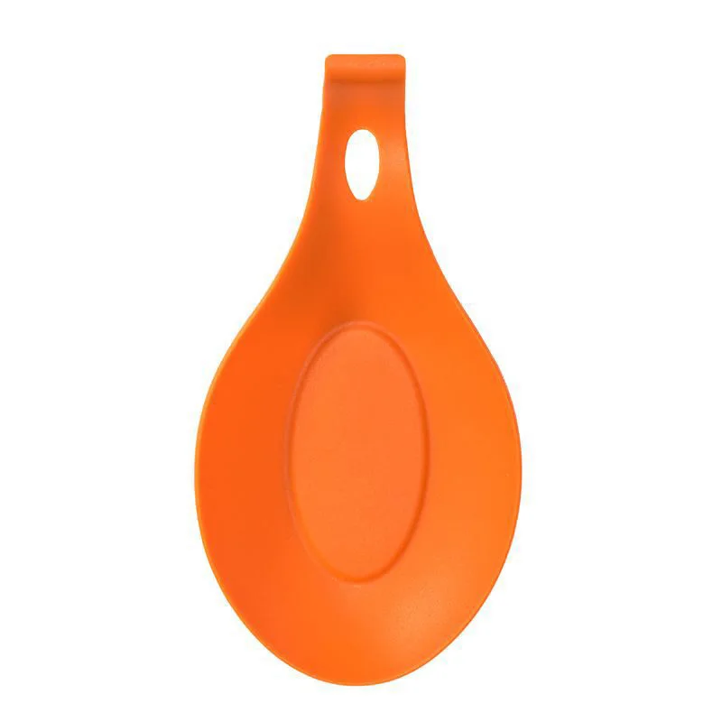 

Home Solid Color Silicone Spoon Mats Kitchen Cooking Kitchenware Place Cushion