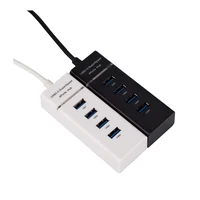 

USB 3.0 Hub 4 Port High Speed USB Hub Splitter Adapter with LED for PC Laptop Peripherals Accessories