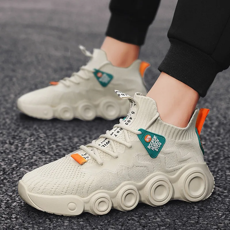 

sport shoes men 2021 New mesh running trendy casual shoes walking style shoes