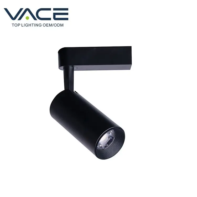 Vace 12W series track light system cob high cri commercial lighting dimmable led 3 years warranty hot sales lighting for store