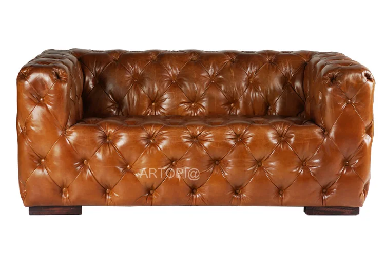 Leather Loveseat Sofa