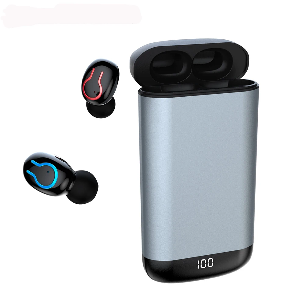 

2020 BT Wireless Earphone Q66 V5.0 Sports Waterproof gaming headset With Dual Mic and 6000mAh Power Bank HIFI Stereo