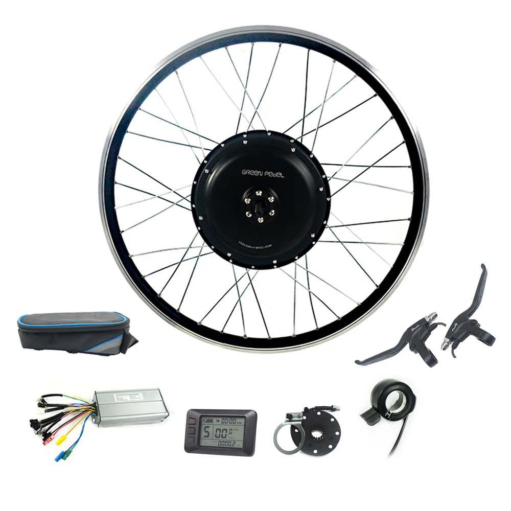 

Greenpedel high quality 48v 1000w 27.5 28 29 inch 700c rear cassette wheel bike electric hub motor kit brushless bicycle