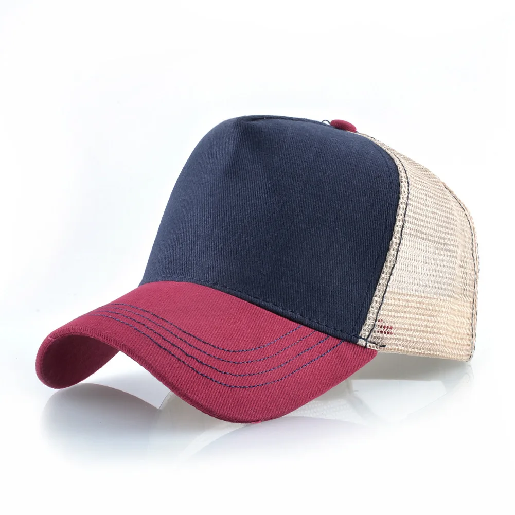 

RTS Wholesale Manufacturer 5 Panel 100% Cotton Trucker Hat Blank Summer Hats Women Beach Vintage Sports Caps
