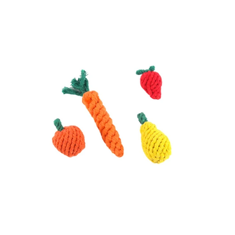 

High qunlity durable Cotton Braided Bone Rope Chew Pet Toy