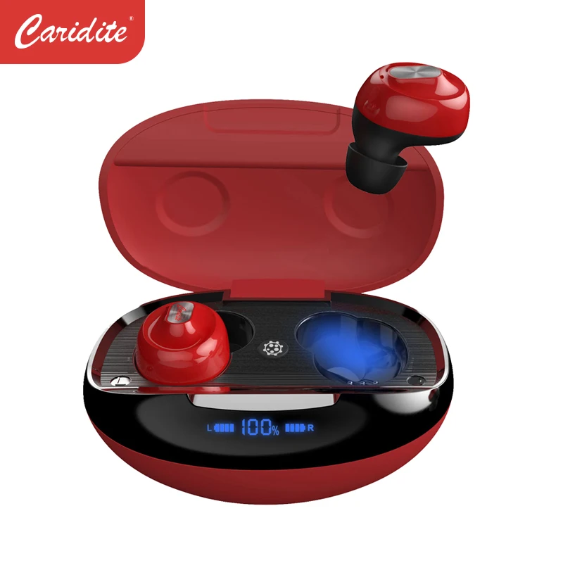 

Caridite Dropshipping 2021 Mini Waterproof Tws Headphone Wireless 5.0 Earbuds Led Display Eh12-P Earphone Factory Drop Shipping