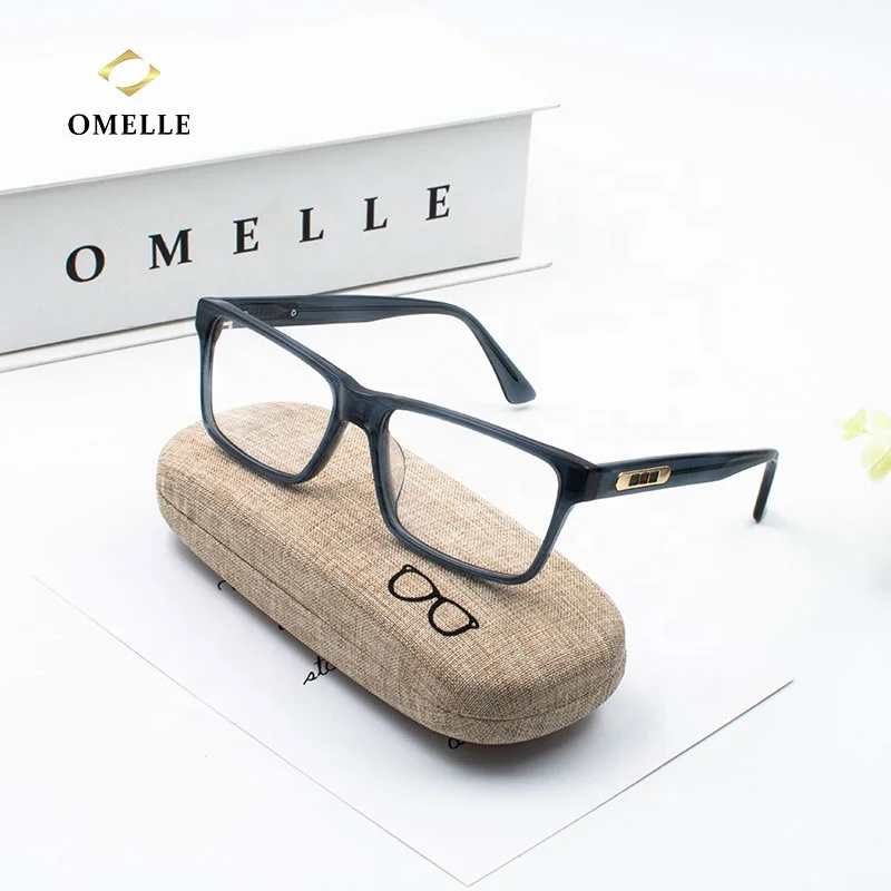 

2022 Classic Rectangle Prescription Eyewear 8 Colors Glasses Manufacturer Italy Acetate Eyeglasses Frames