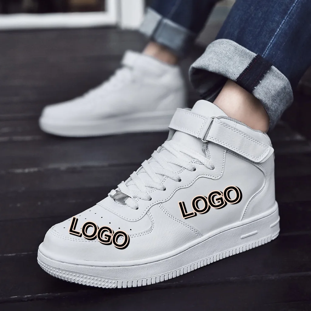 

Two pairs of customized LOGO wholesale couple shoes Big Size 46 47 48 zapatos casuales caballeros men's shoes