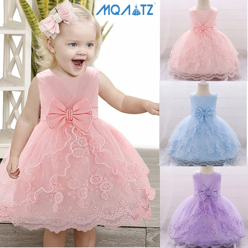 

MQATZ New Fashion Wedding Party Princess Toddler baby Girls Clothes Kids baby Girl Dresses