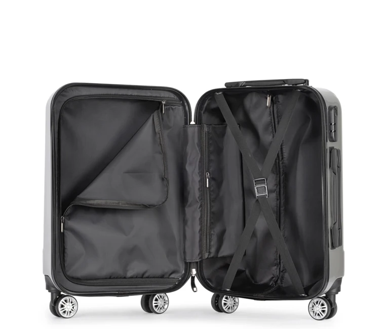 
Popular fashion ABS suitcases set 3 pcs traveling bags luggage trolley carry-on luggage 